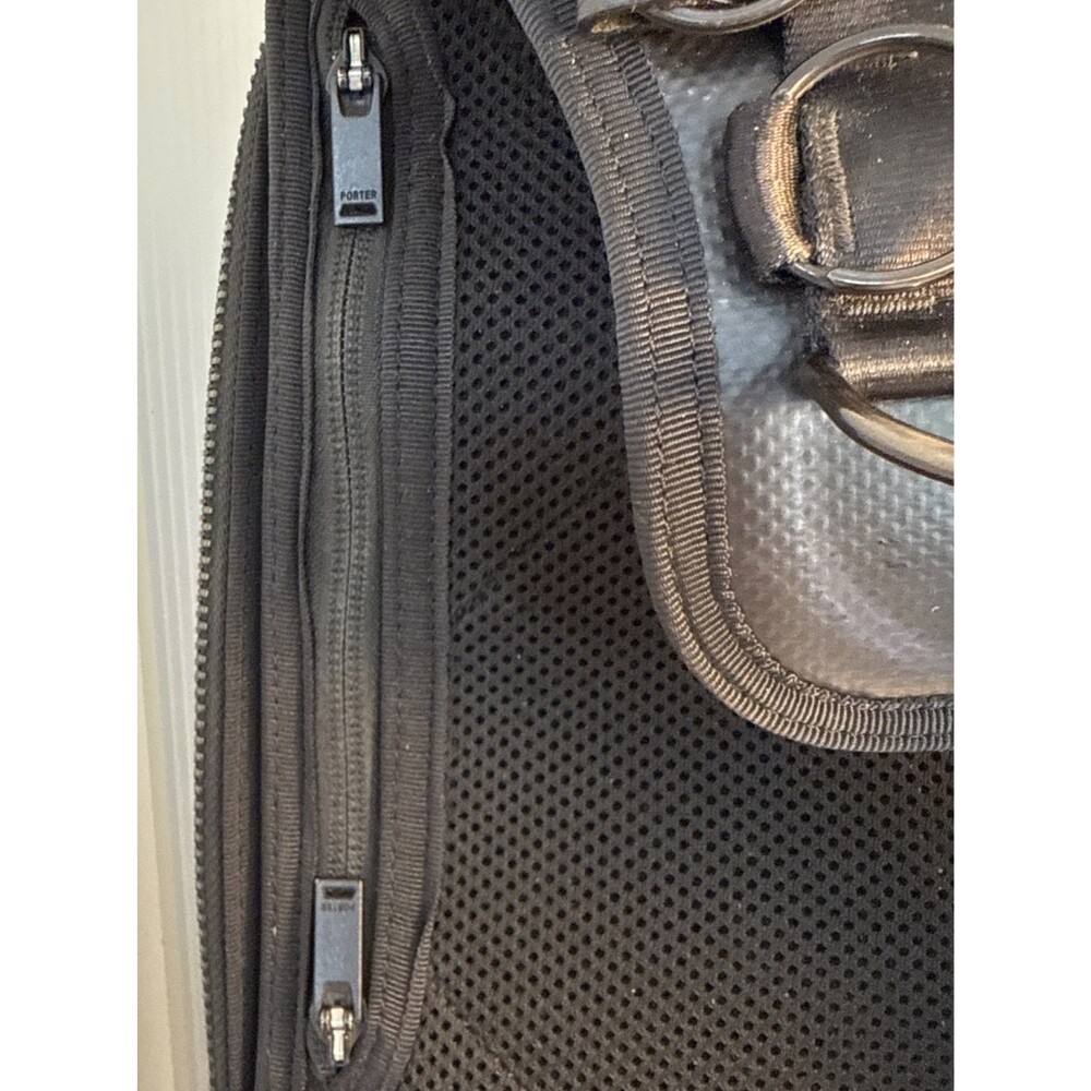 PORTER HEAT SLING SHOULDER BAG Nylon Leather Black Good Used Condition - Picture 8 of 16